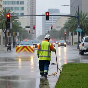 manutenção em ruas da cidade