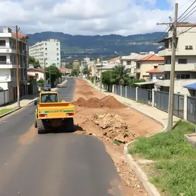 terraplanagem Rua Albatroz Jardim Caraípe
