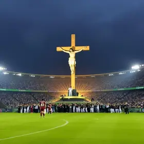 encenação A Paixão de Cristo