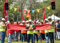 Cerimônia de abertura do Torneio do Trabalhador