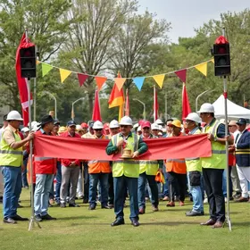 Cerimônia de abertura do Torneio do Trabalhador