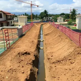 Obra de drenagem