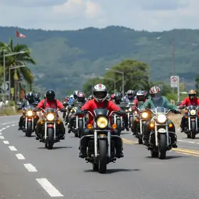 passeio motociclístico Teixeira de Freitas