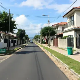 pavimentação da Rua Jamaica