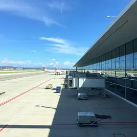 reforma no Aeroporto 9 de Maio