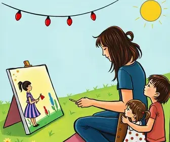 encontro com artista plástico