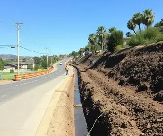 obra de drenagem