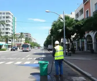varrição das vias